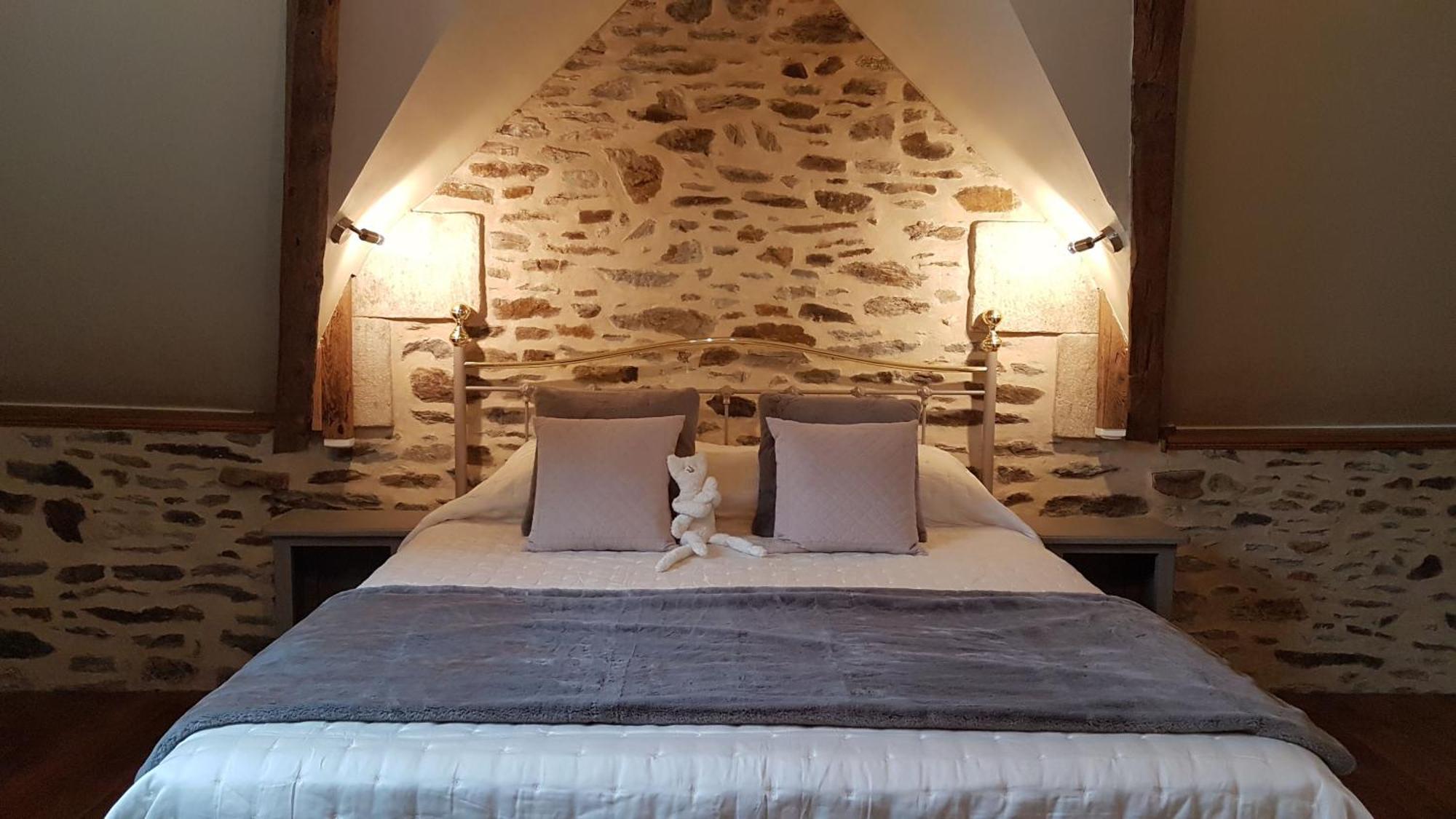Bed and Breakfast Le Manoir De La Bigotiere Pleslin-Trigavou Habitación foto
